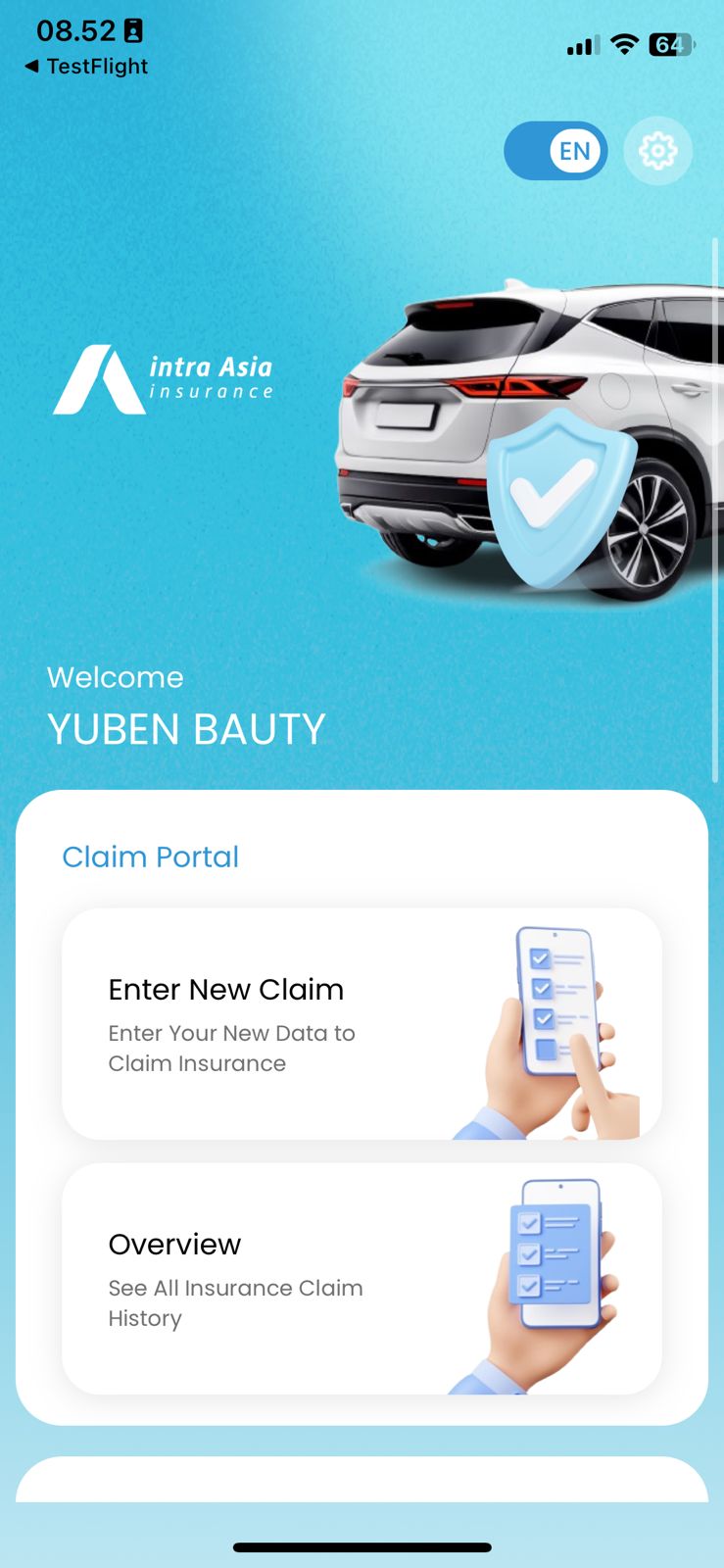 Intra Asia Insurance App screenshot 1