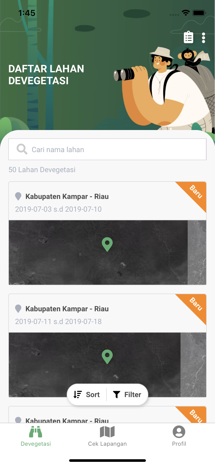 Simontana Forest Monitoring screenshot 1
